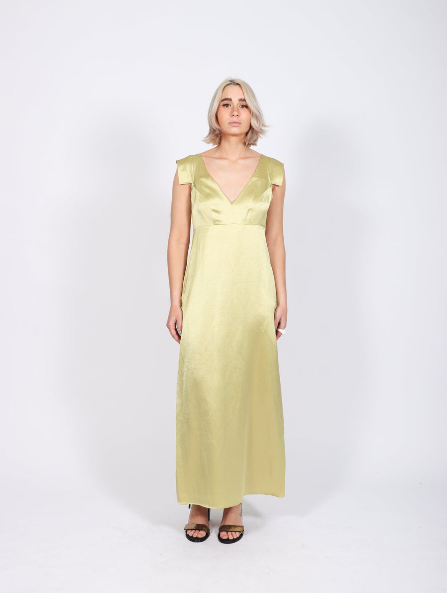 Emi Slip Dress in Lemon by Zero + Maria Cornejo-Zero + Maria Cornejo-Idlewild