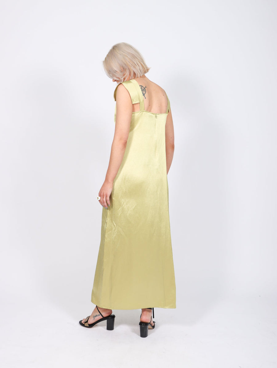 Emi Slip Dress in Lemon by Zero + Maria Cornejo-Zero + Maria Cornejo-Idlewild