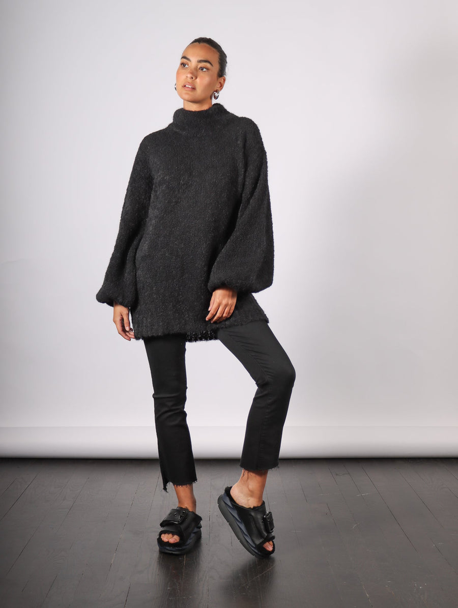 Emin Sweater in Black by Rodebjer