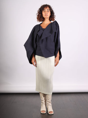 Enclothe Cardigan in Navy by Issey Miyake