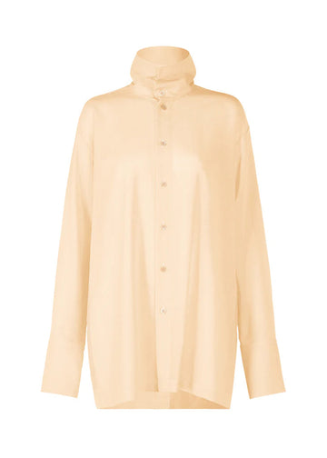 Enclothe Layered Shirt in Moon White by Issey Miyake