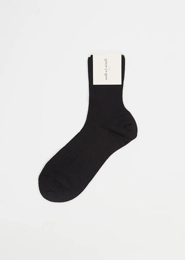 English Socks in Black by Maria La Rosa