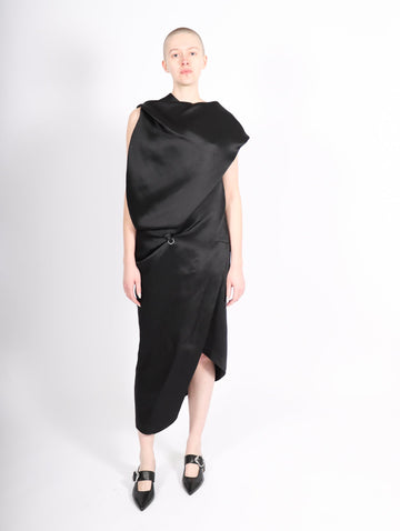 Enveloping Dress in Black by Issey Miyake-Idlewild