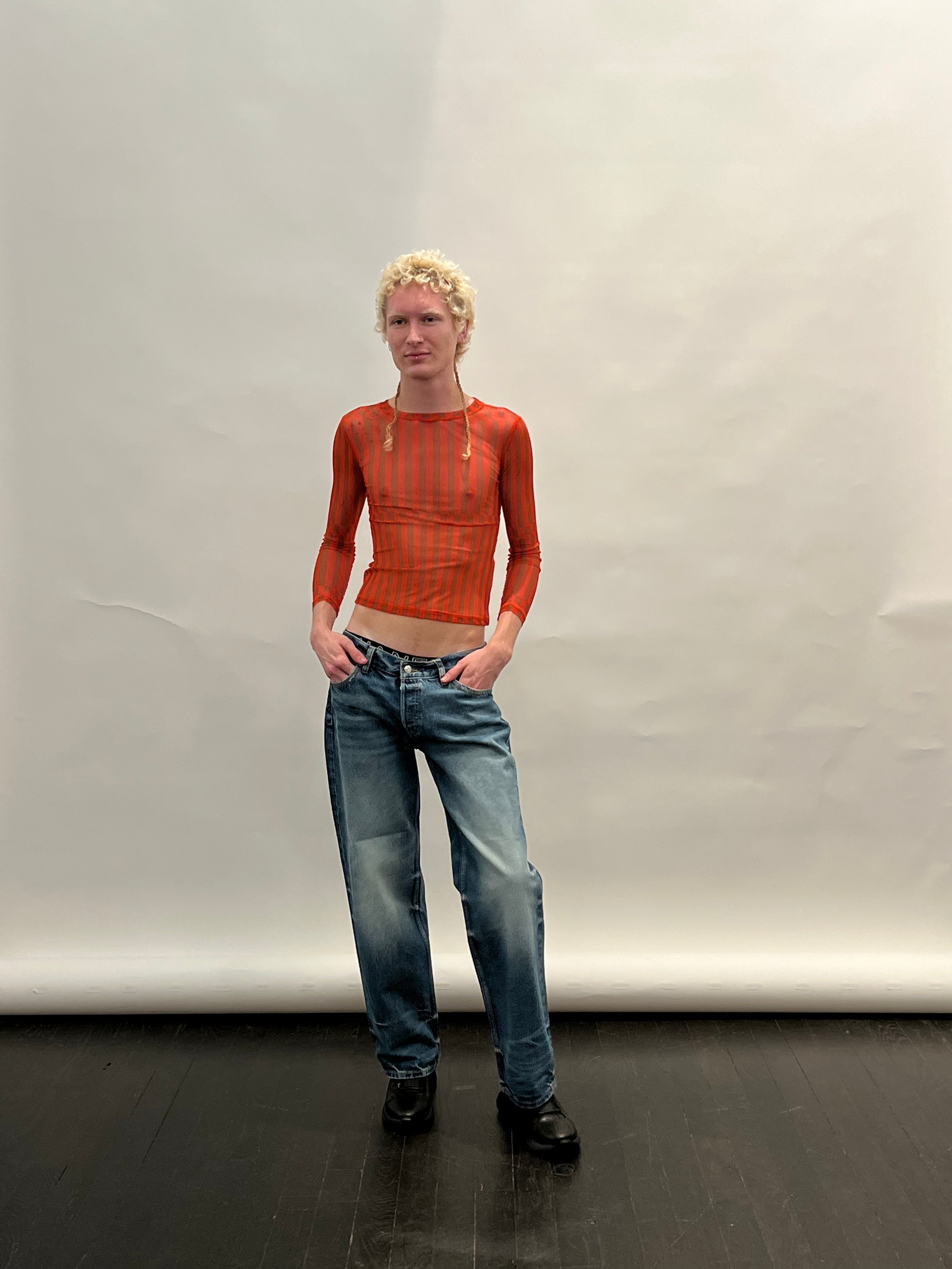 Esque Tere Top in Orange by Thinking Mu-Thinking Mu-Idlewild