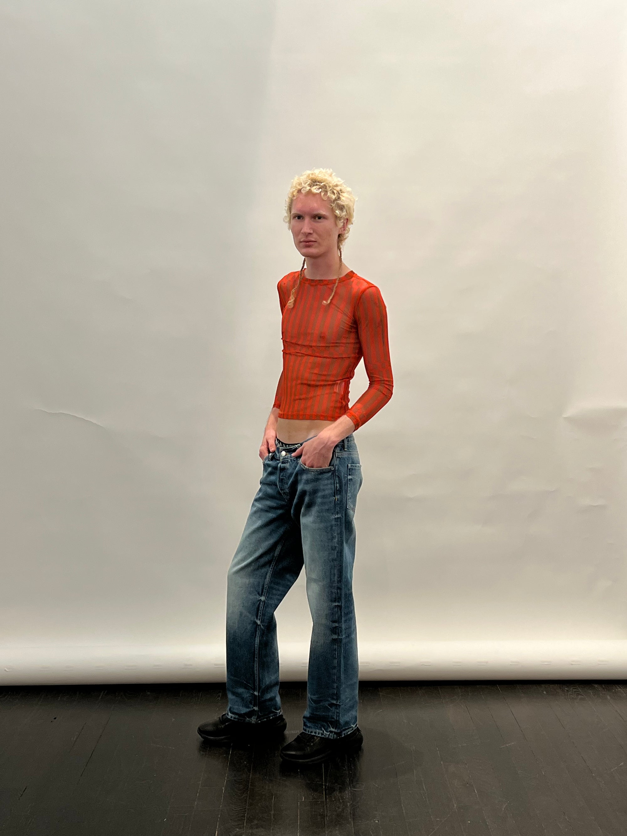 Esque Tere Top in Orange by Thinking Mu-Thinking Mu-Idlewild