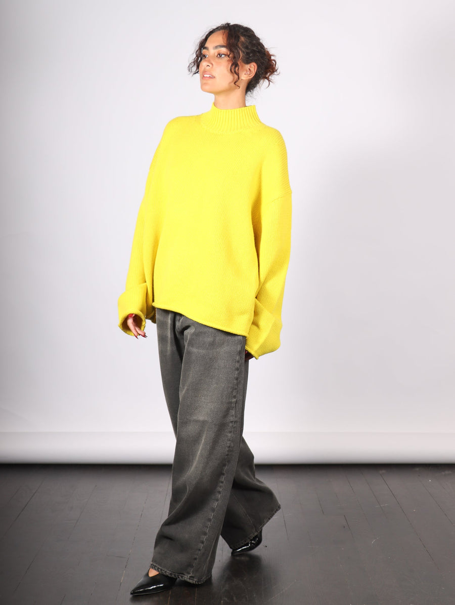 Everyday Mockneck in Yellow by 6397