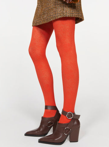 Callie Rendezvous Tights in Cherry Tomato by Rodebjer-Idlewild