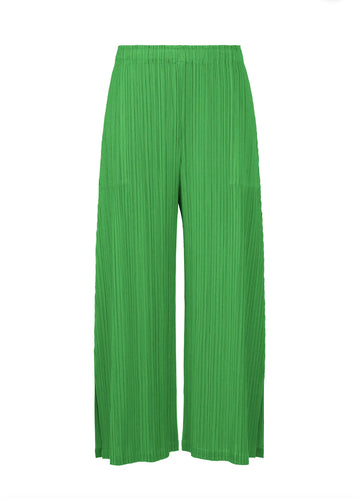 February Monthly Colors Pant in Green by Pleats Please Issey Miyake-Pleats Please Issey Miyake-Idlewild