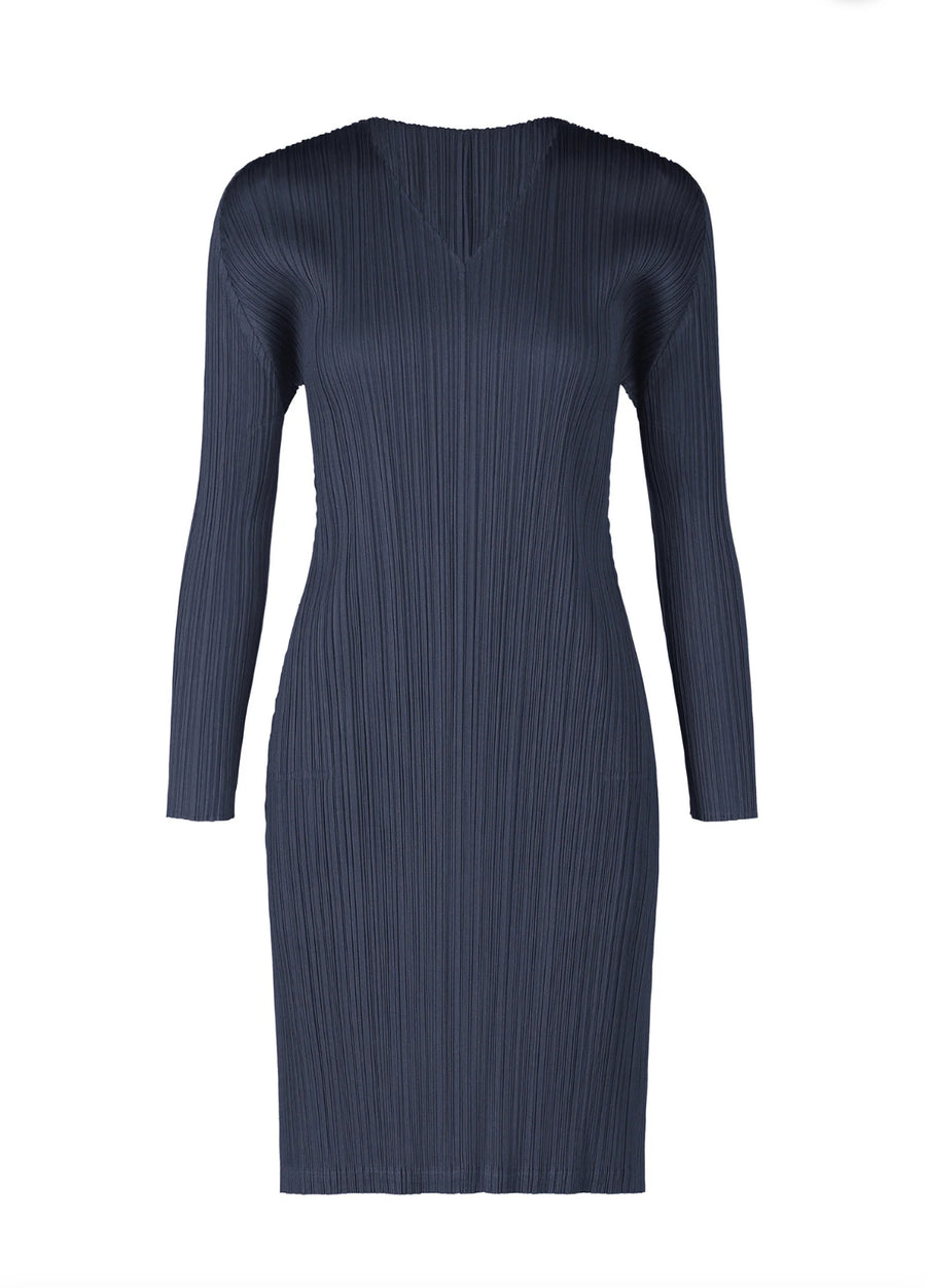 February Monthly Colors Tunic in Navy by Pleats Please Issey Miyake-Pleats Please Issey Miyake-Idlewild