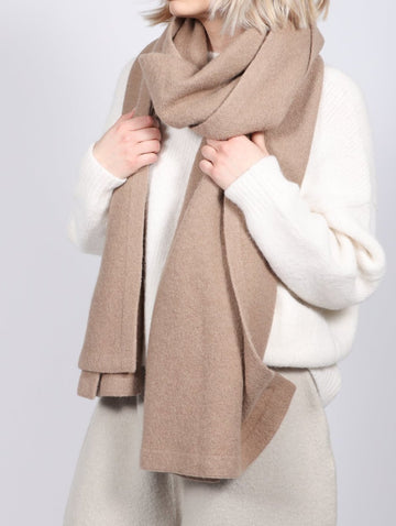 Felt Wide Scarf in Cork by Lauren Manoogian-Idlewild