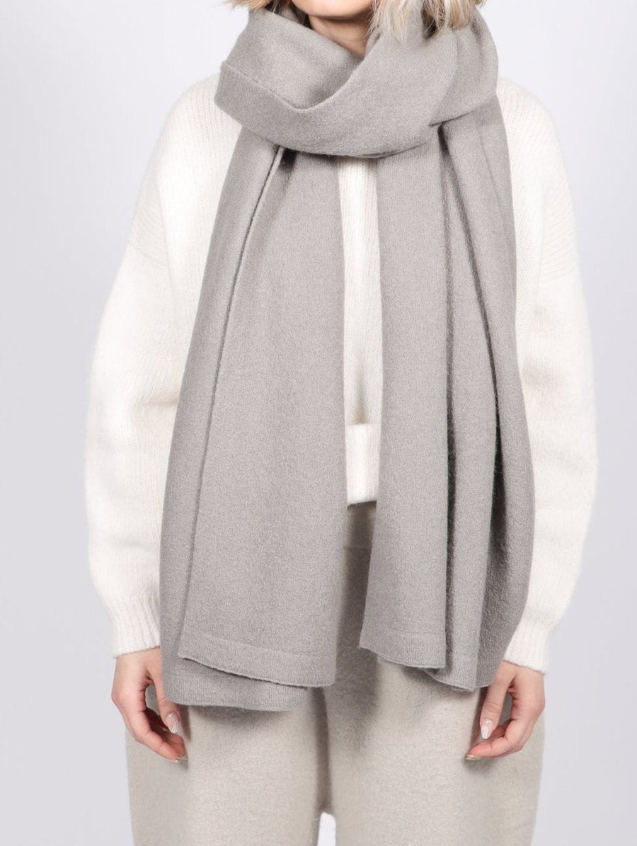 Felt Wide Scarf in Gris by Lauren Manoogian-Idlewild