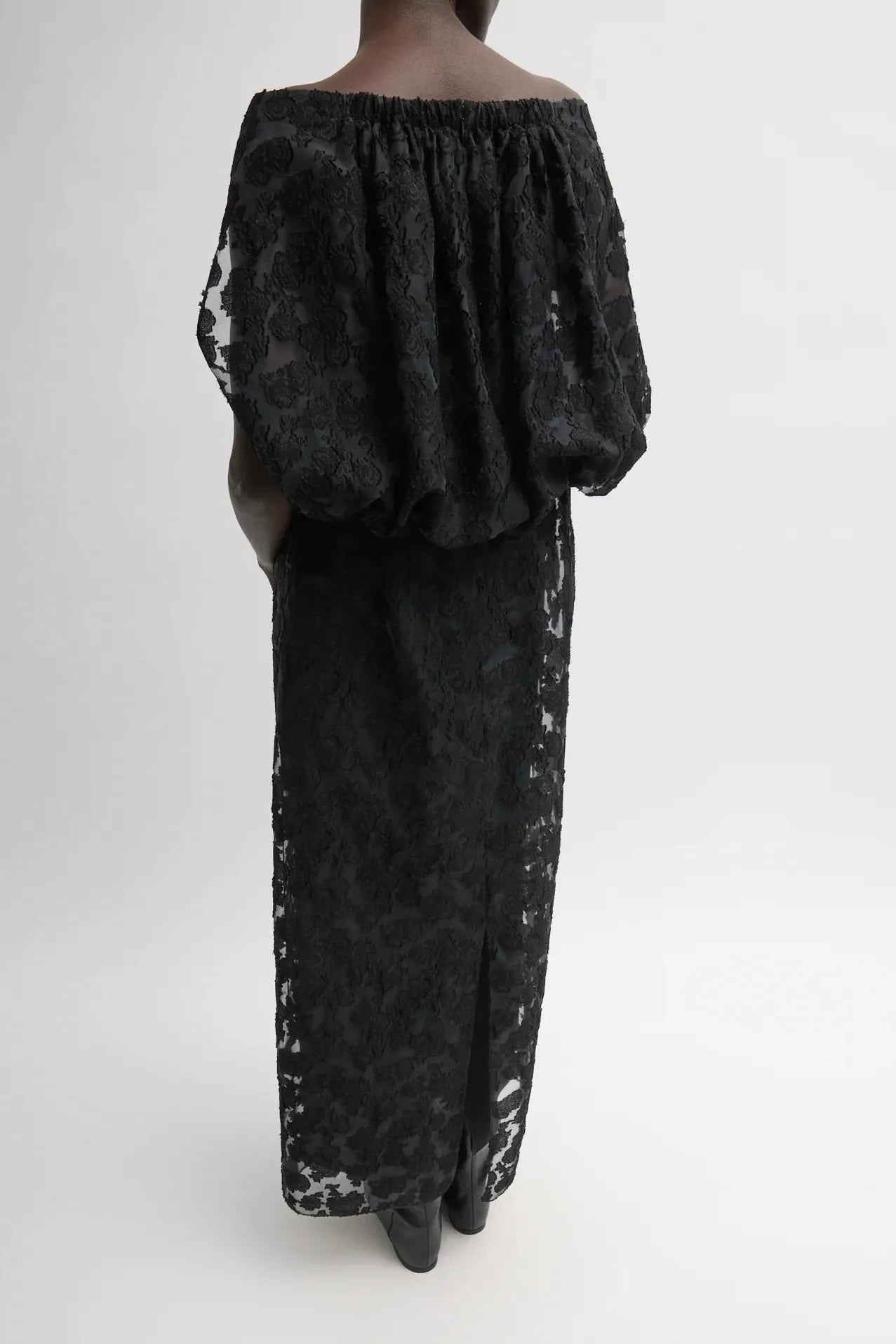 Fil Coupé Camille Dress in Black by Tibi-Tibi-Idlewild