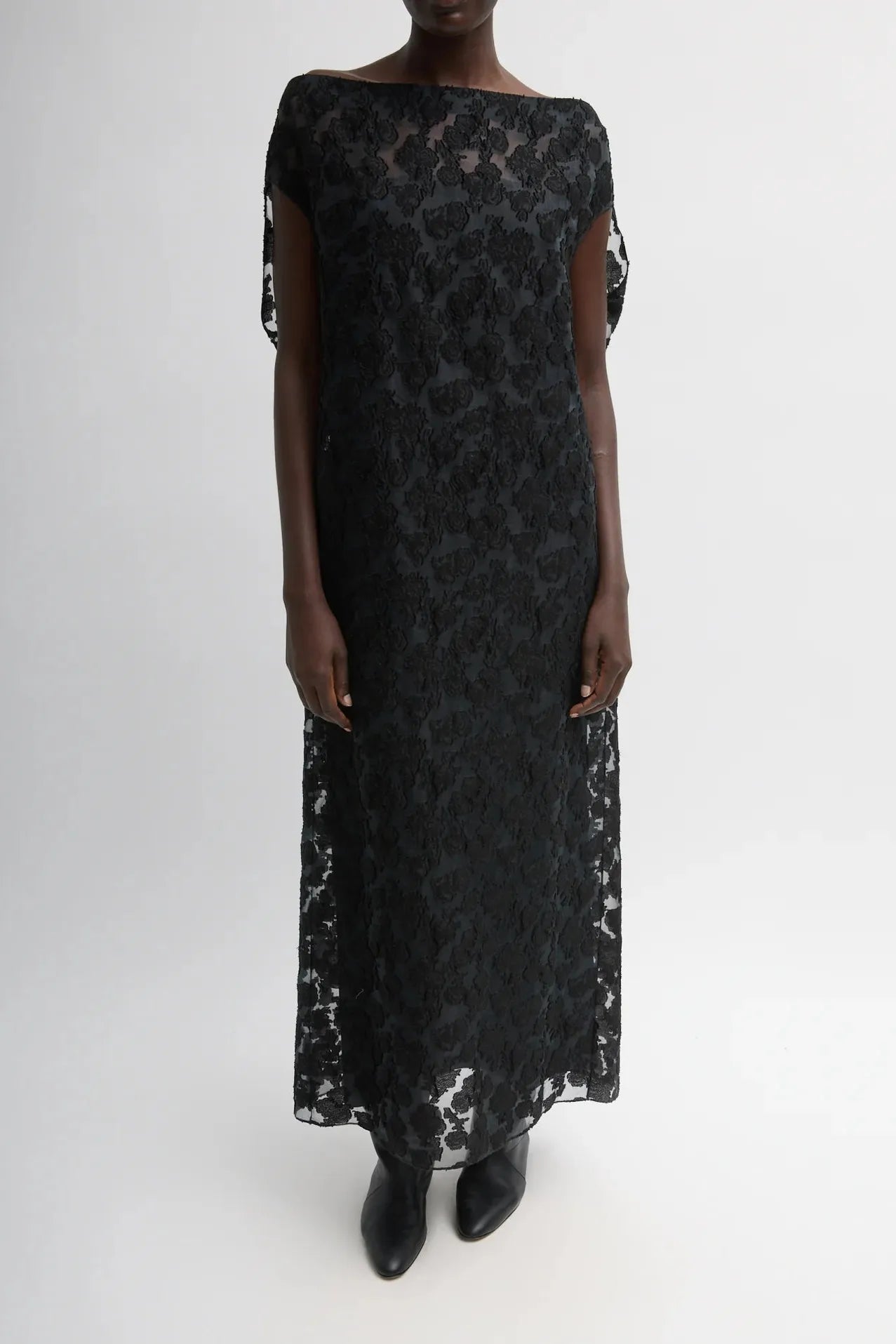 Fil Coupé Camille Dress in Black by Tibi-Tibi-Idlewild