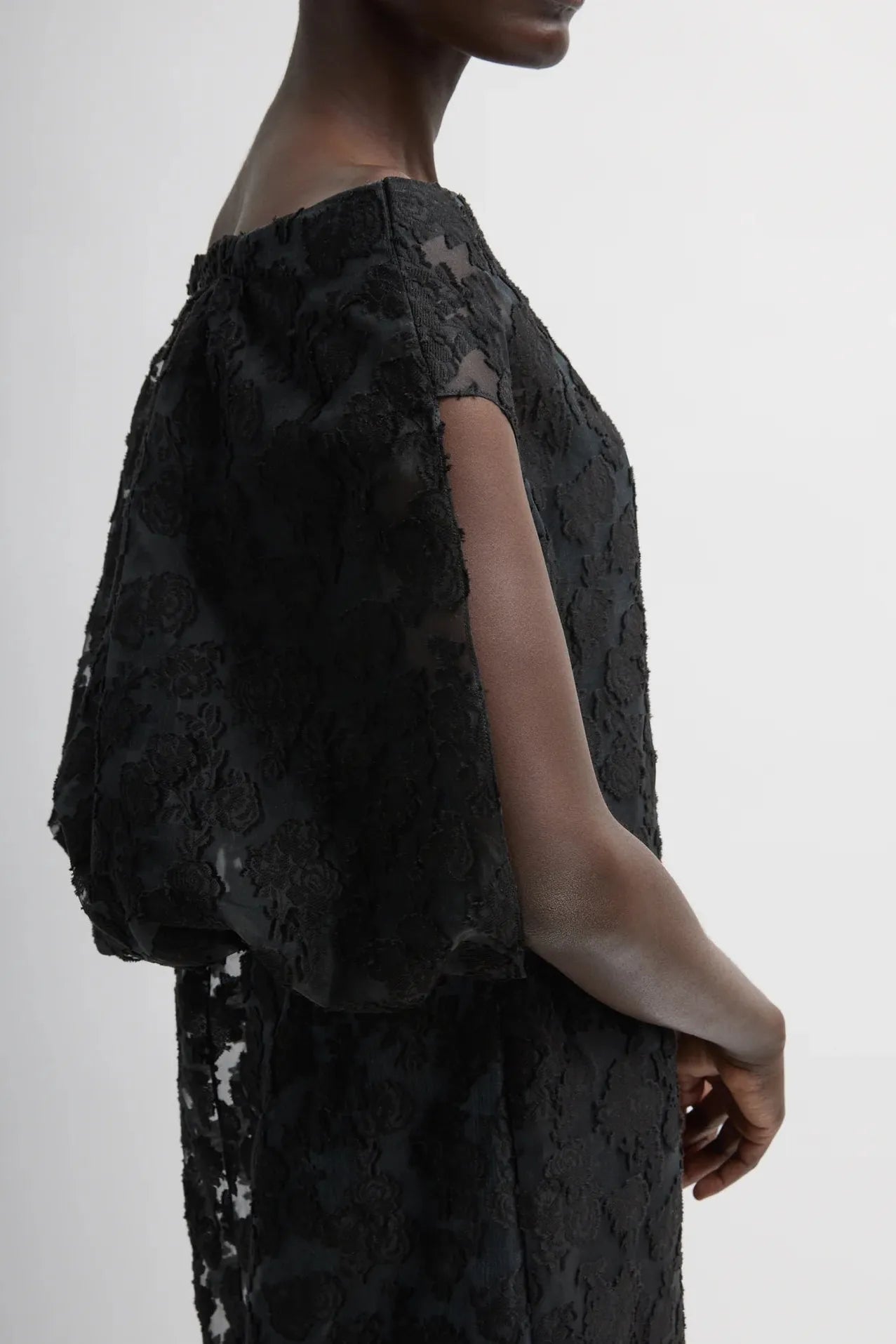 Fil Coupé Camille Dress in Black by Tibi-Tibi-Idlewild