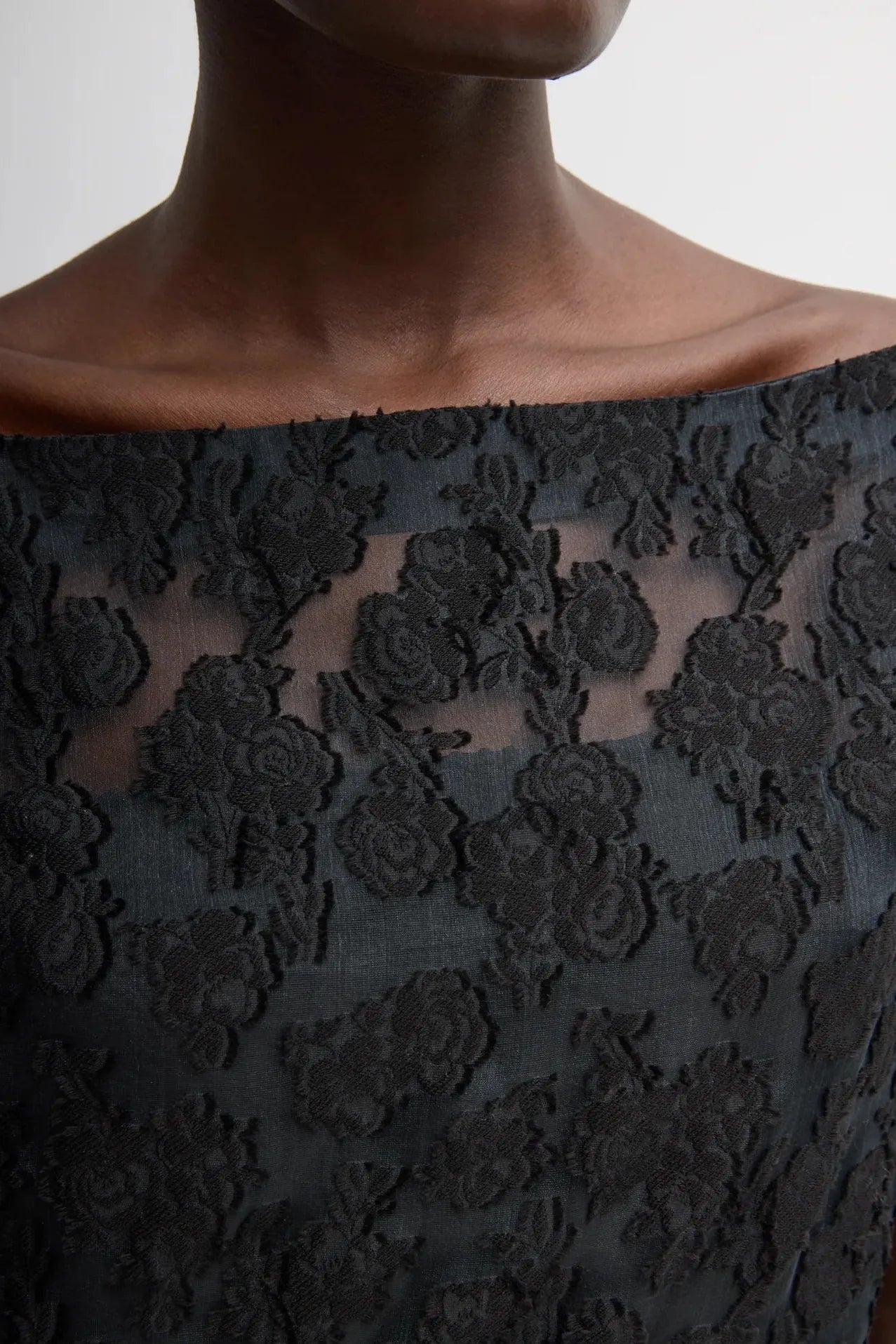 Fil Coupé Camille Dress in Black by Tibi-Tibi-Idlewild