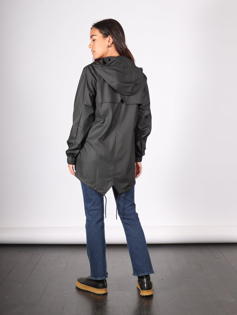 Fishtail Jacket in Black by RAINS