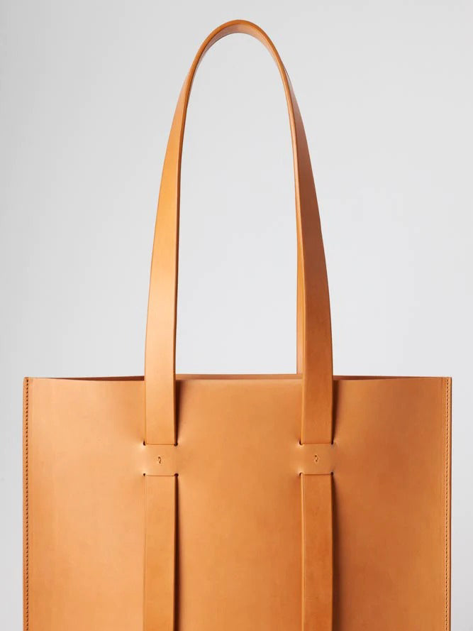 Flat Shoulder Bag in Natural by Arrhe Studio-Arrhe Studio-Idlewild