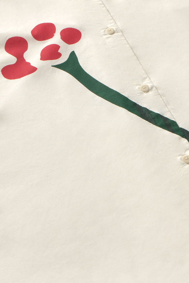 Flower Juana Blouse in White by Thinking Mu-Thinking Mu-Idlewild