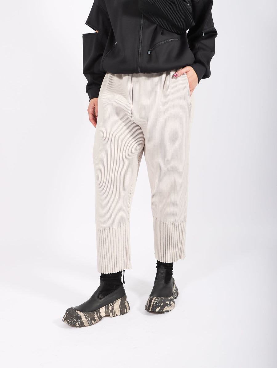 Fluted Taper Pants in Light Beige by CFCL-Idlewild