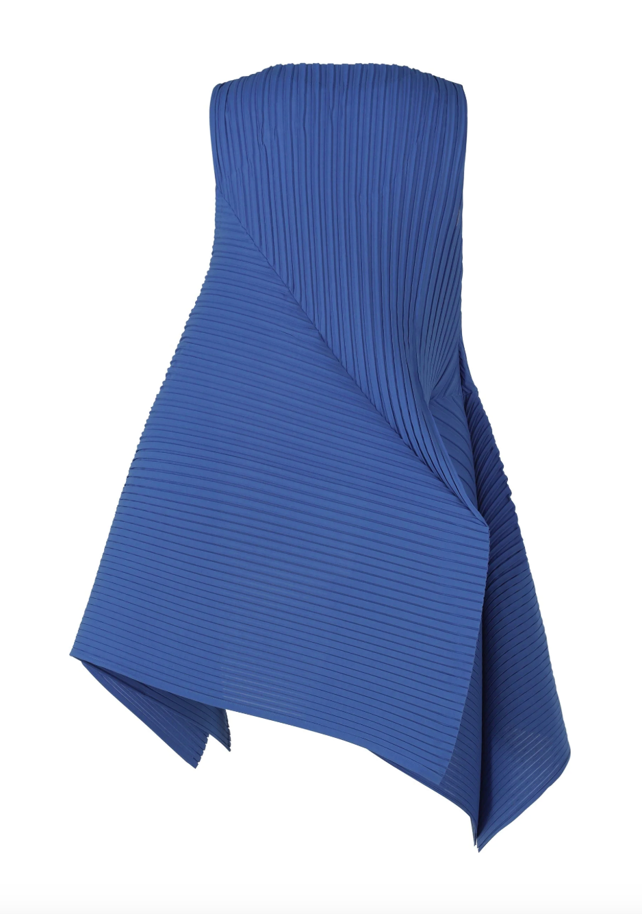 Fold Pleats Dress in Blue by Issey Miyake-Dresses-Issey Miyake-Idlewild