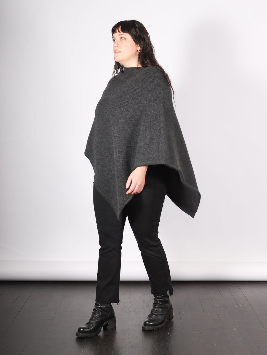 Fold Poncho in Ink by Lauren Manoogian