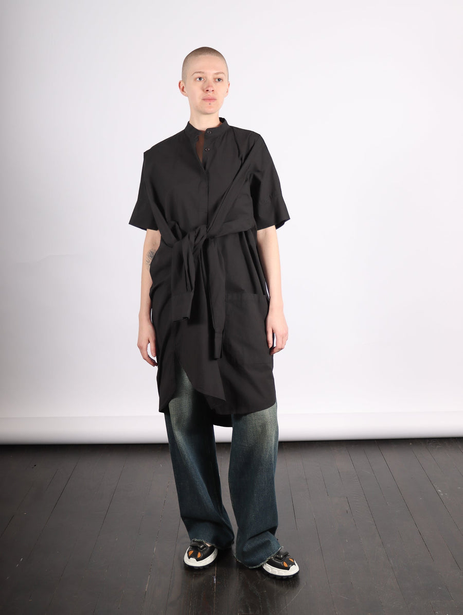 Fold Shirt in Black by Henrik Vibskov-Idlewild