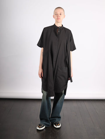 Fold Shirt in Black by Henrik Vibskov-Idlewild