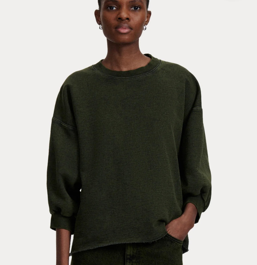 Fond Sweatshirt in Acid Green by Rachel Comey