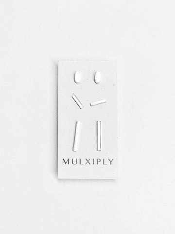 Forage Stud Earring Collection in Sterling Silver by Mulxiply-Idlewild