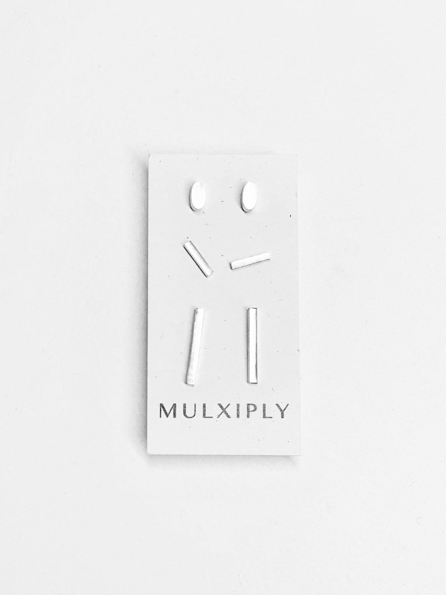 Forage Stud Earring Collection in Sterling Silver by Mulxiply-Idlewild