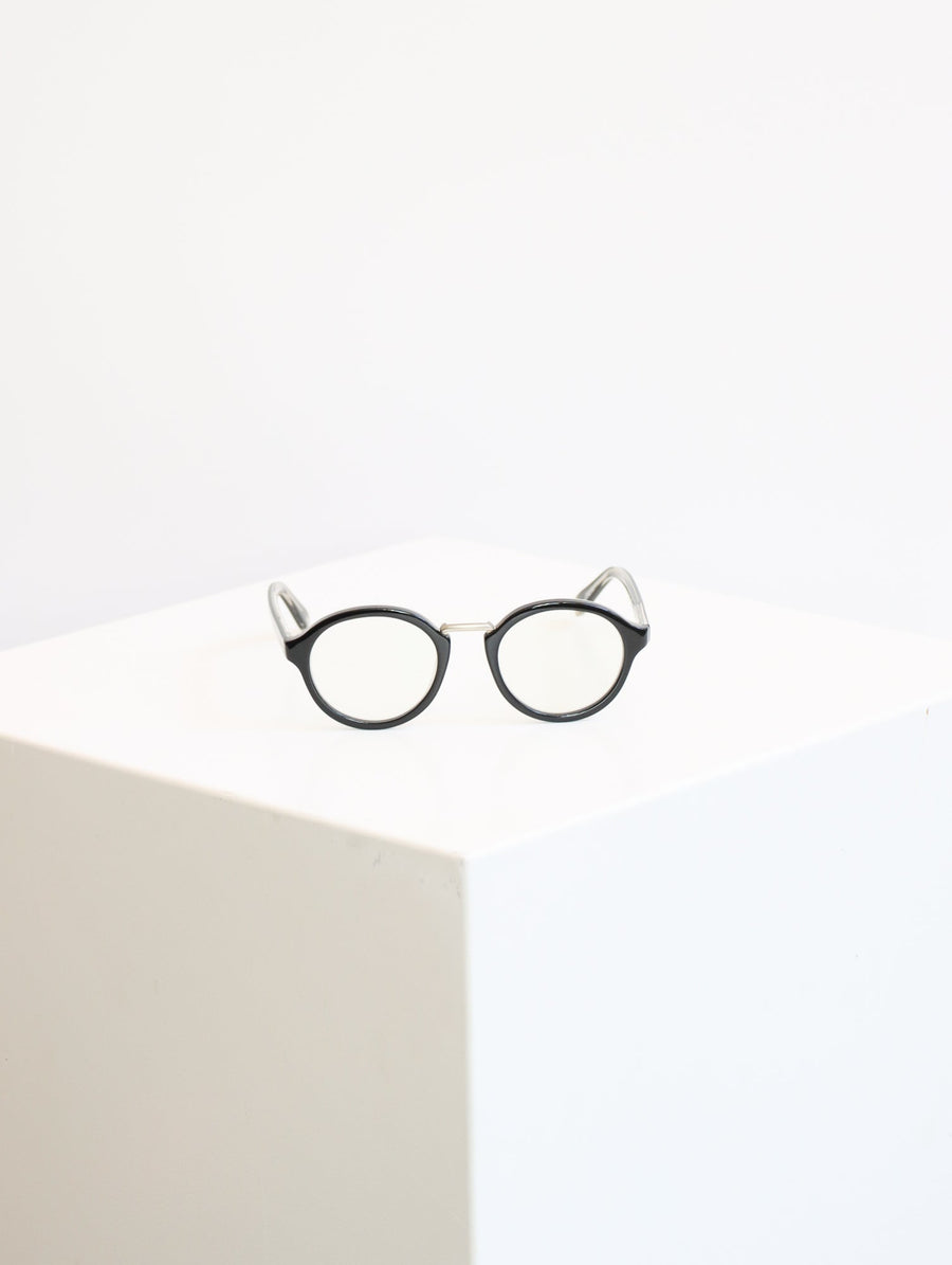 Gramophone Readers in Gloss Black by Caddis-Caddis Eyewear-Idlewild