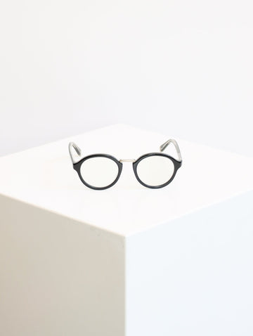 Gramophone Readers in Gloss Black by Caddis-Caddis Eyewear-Idlewild