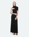 Soft Sash Maxi Dress in Black by Helmut Lang-Dresses-Helmut Lang-Idlewild