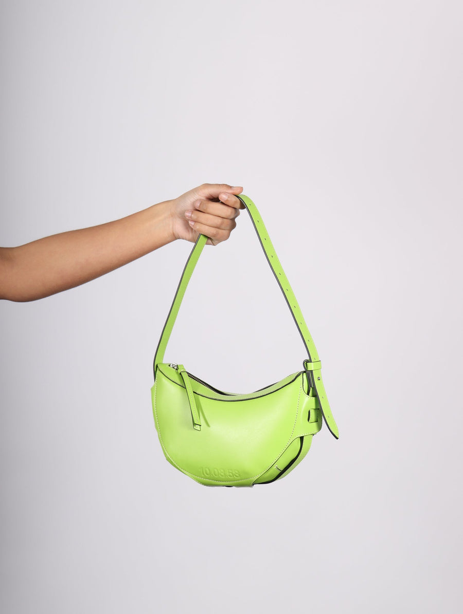 Half Moon Bag in Green by 10.03.53-Idlewild