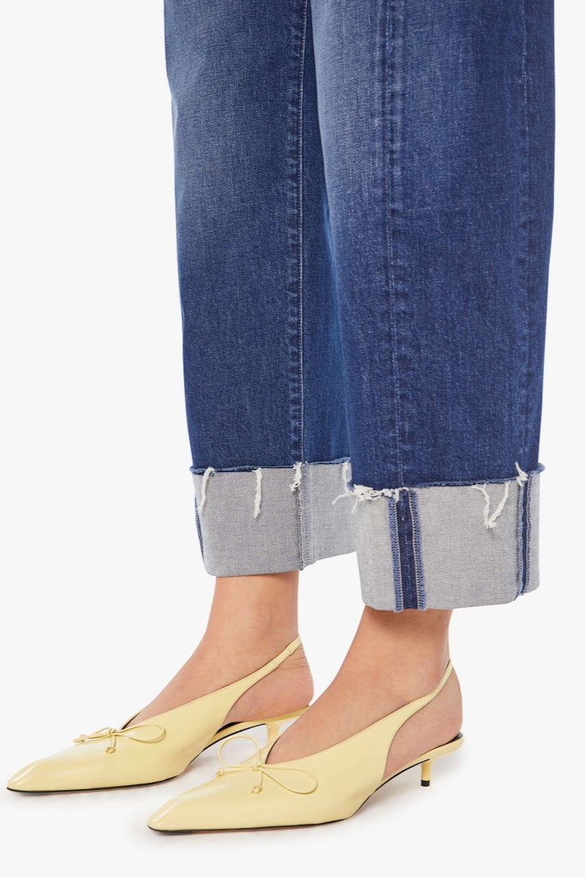 Half Pipe Ankle Cuff Fray in Perfectly Imperfect by Mother-Bottoms-Mother-Idlewild