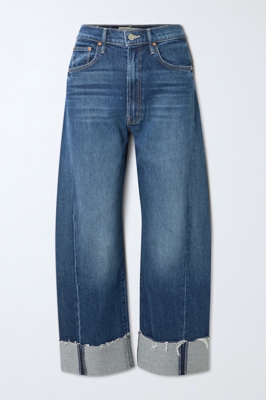 Half Pipe Ankle Cuff Fray in Perfectly Imperfect by Mother-Bottoms-Mother-Idlewild