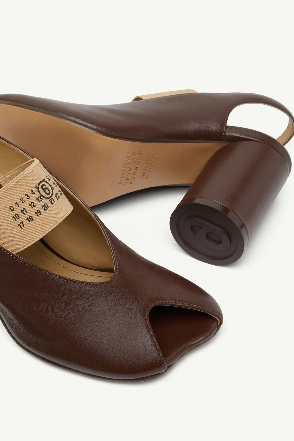 Heeled Sandal in Brown by MM6 Maison Margiela-MM6-Idlewild