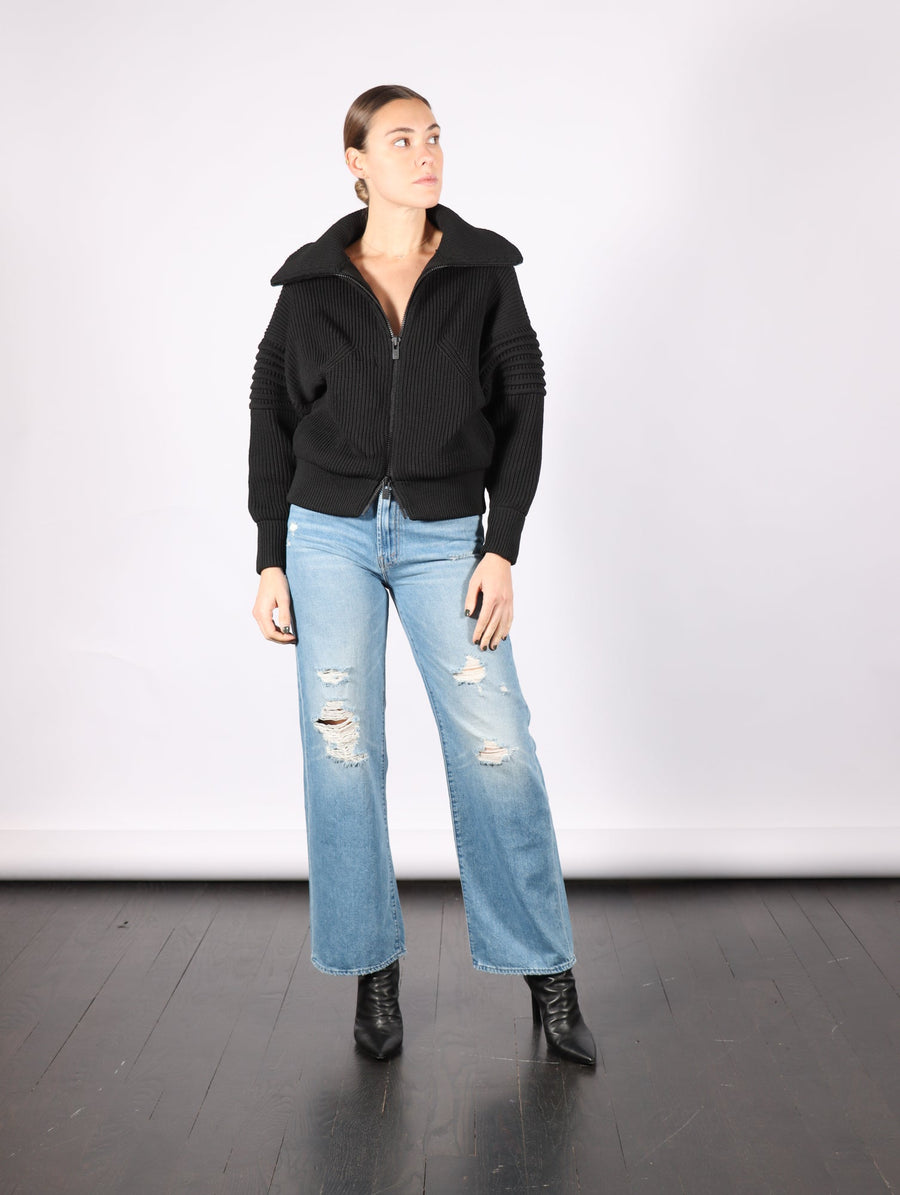 High Neck Zip Blouson in Black by CFCL-CFCL-Idlewild