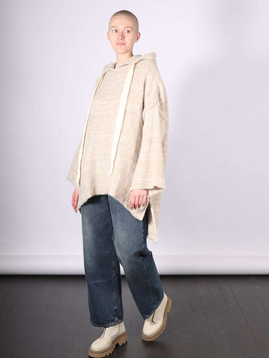 Hoodie in Oat by Amano by Lorena Laing