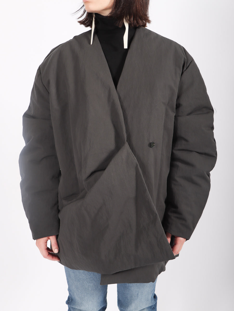 Sedum Padded Jacket in Black by Ruohan-Idlewild
