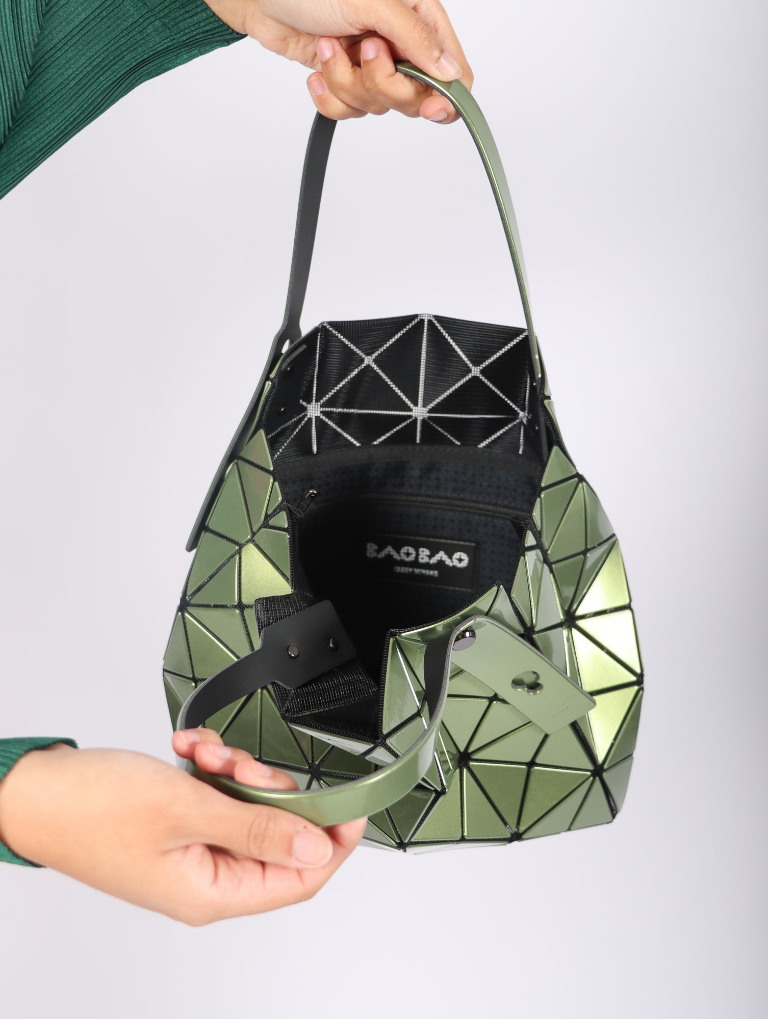 Boston Shoulder Bag in Khaki by Bao Bao Issey Miyake – Idlewild