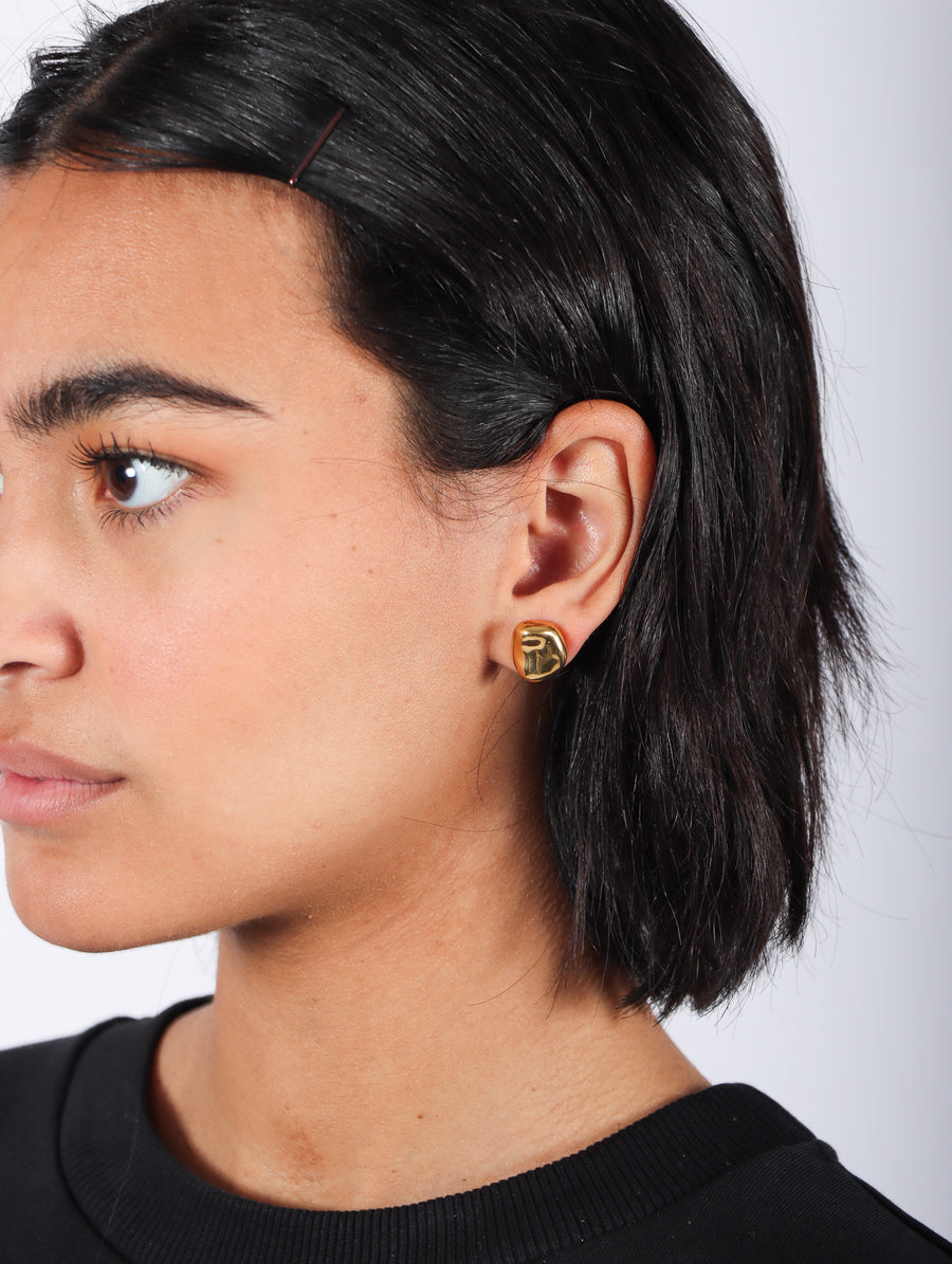 Small Gia Studs in Gold Vermeil by Agmes-Idlewild