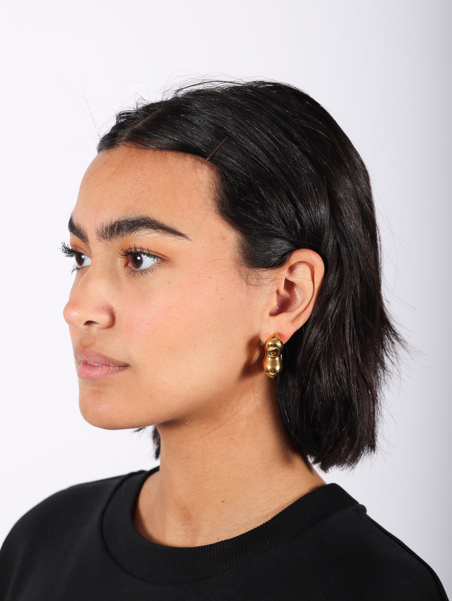 Bubble Hoops in Gold Vermeil by Agmes-Idlewild