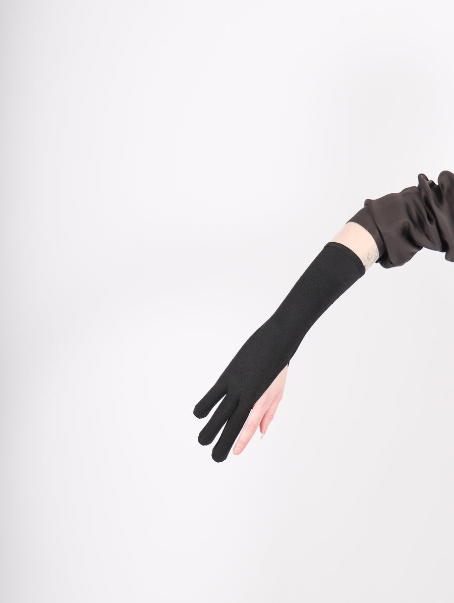 Aye-Aye Short Gloves in Black by Issey Miyake-Idlewild