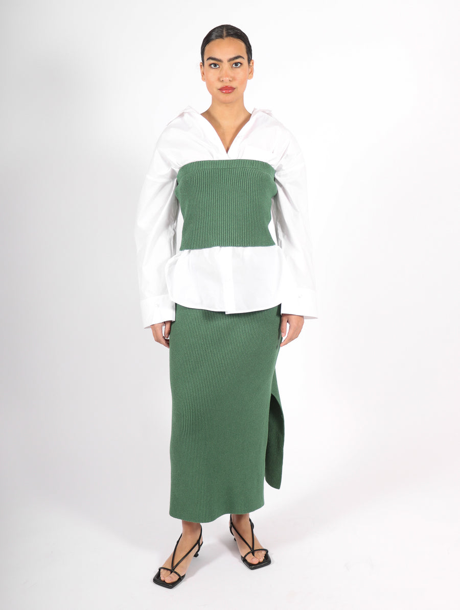 Kyara Maxi Skirt in Comfrey by Malene Birger-Idlewild