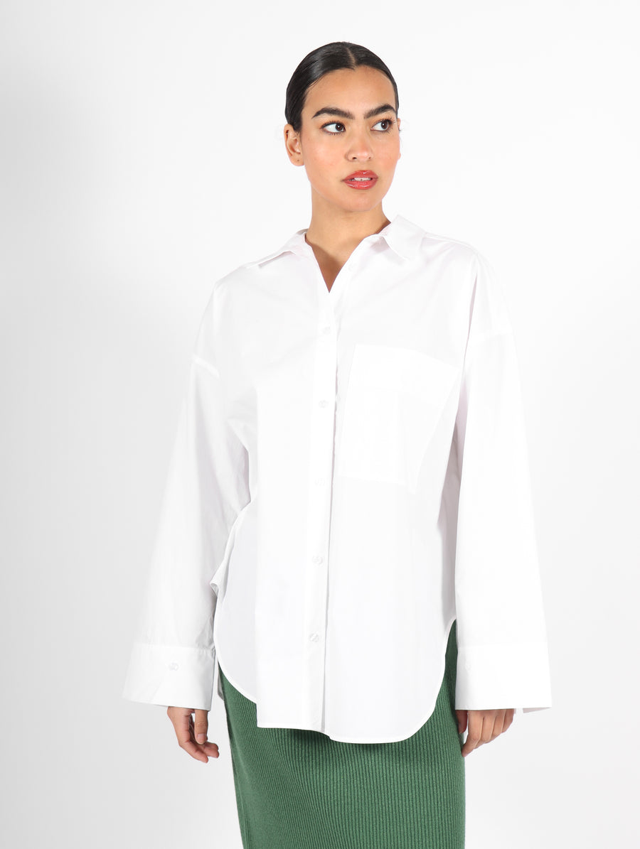 Derris Shirt in White by Malene Birger-Idlewild