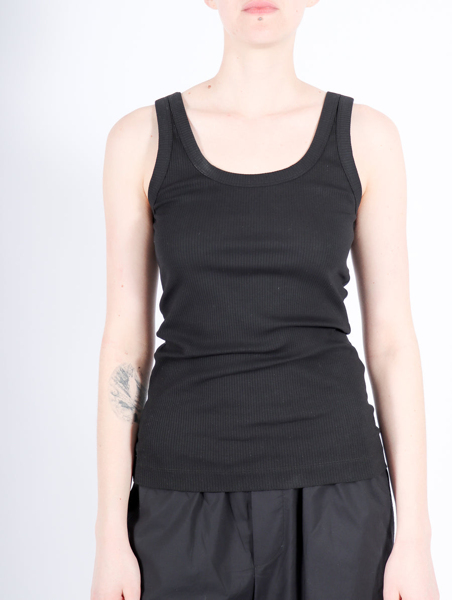 Jump Rib Top in Black by Rodebjer-Idlewild