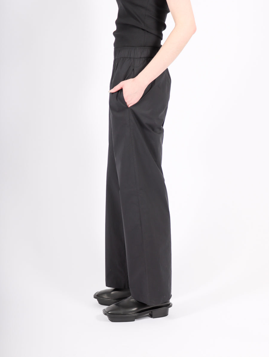 Helsy Cotton Trousers in Black by Malene Birger-Idlewild