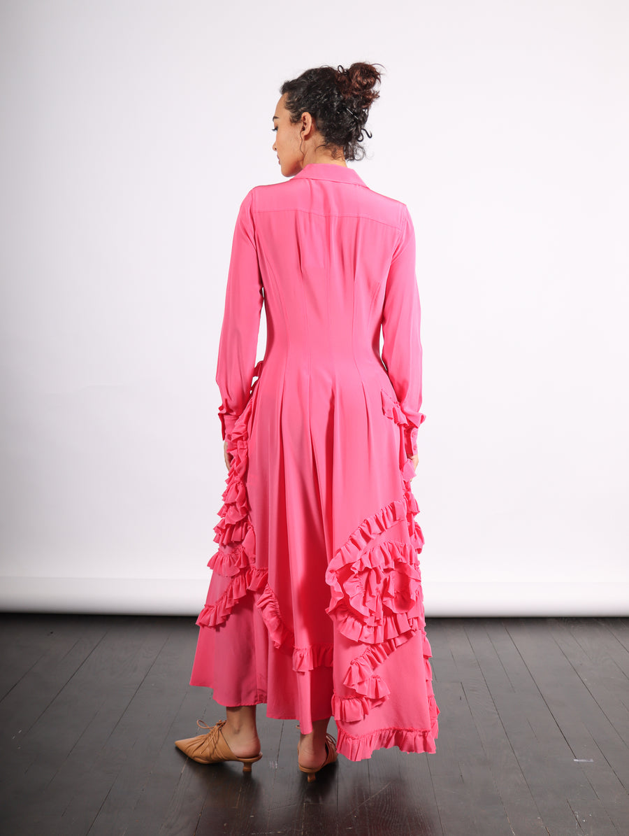 Gwen Dress in Fuchsia by Ulla Johnson-Idlewild
