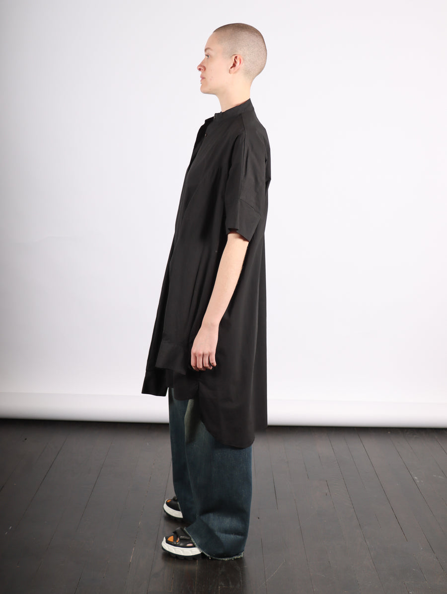 Fold Shirt in Black by Henrik Vibskov-Idlewild